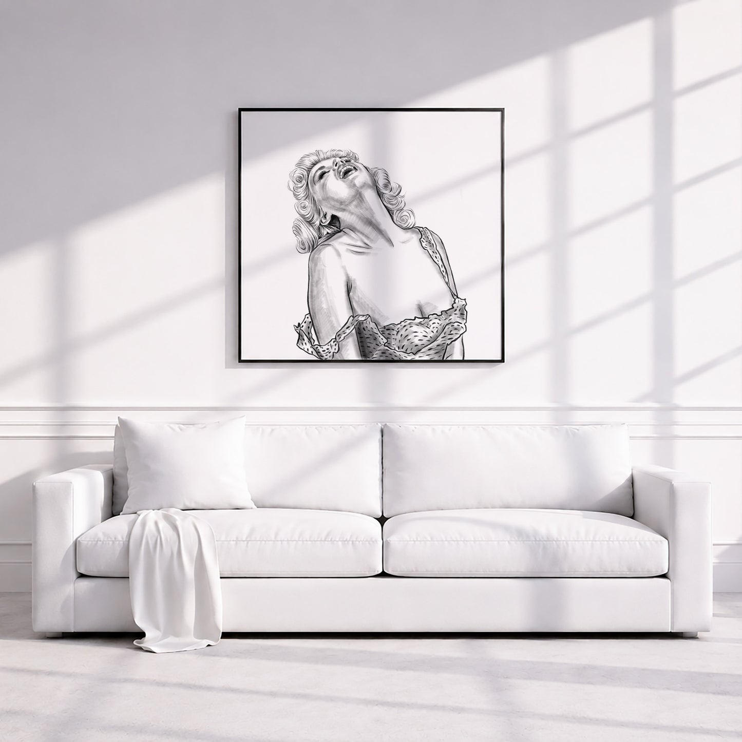 Jayne Mansfield. Museum Framed Print