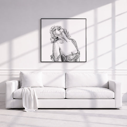 Jayne Mansfield. Museum Framed Print