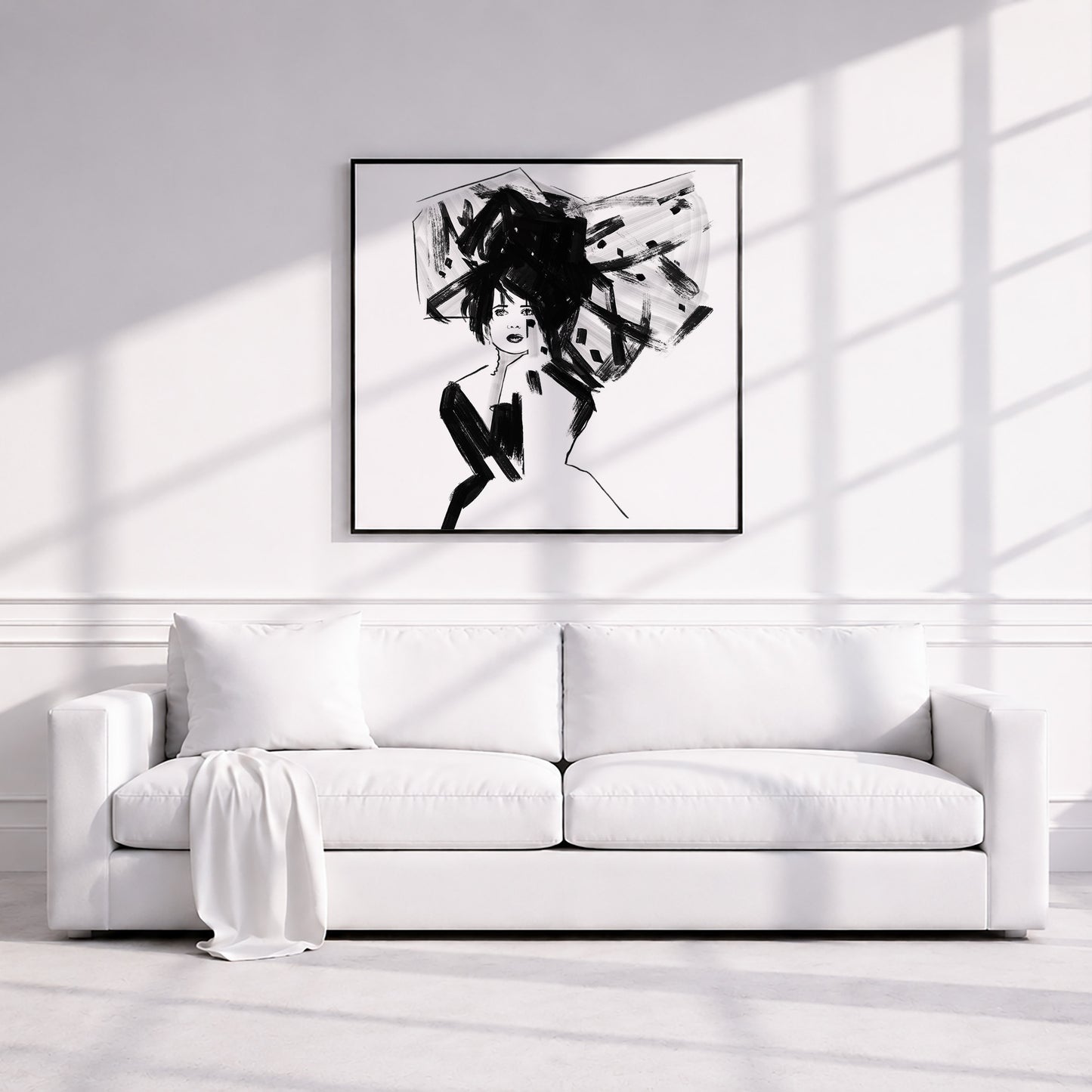 Isabella Rossellini. Museum Framed Print