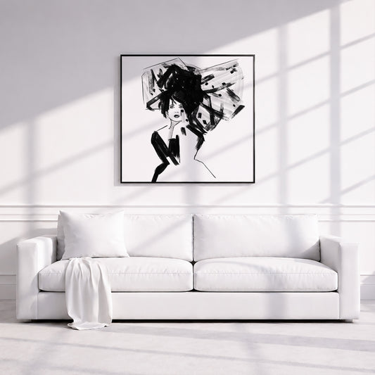 Isabella Rossellini. Museum Framed Print