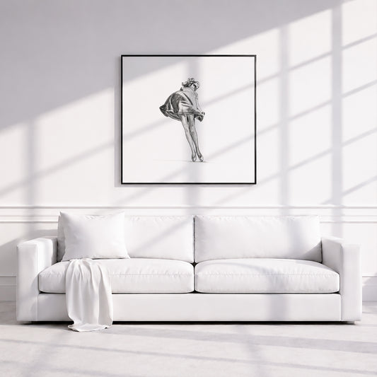 Veruschka von Lehndorff | Framed Fine Art Print