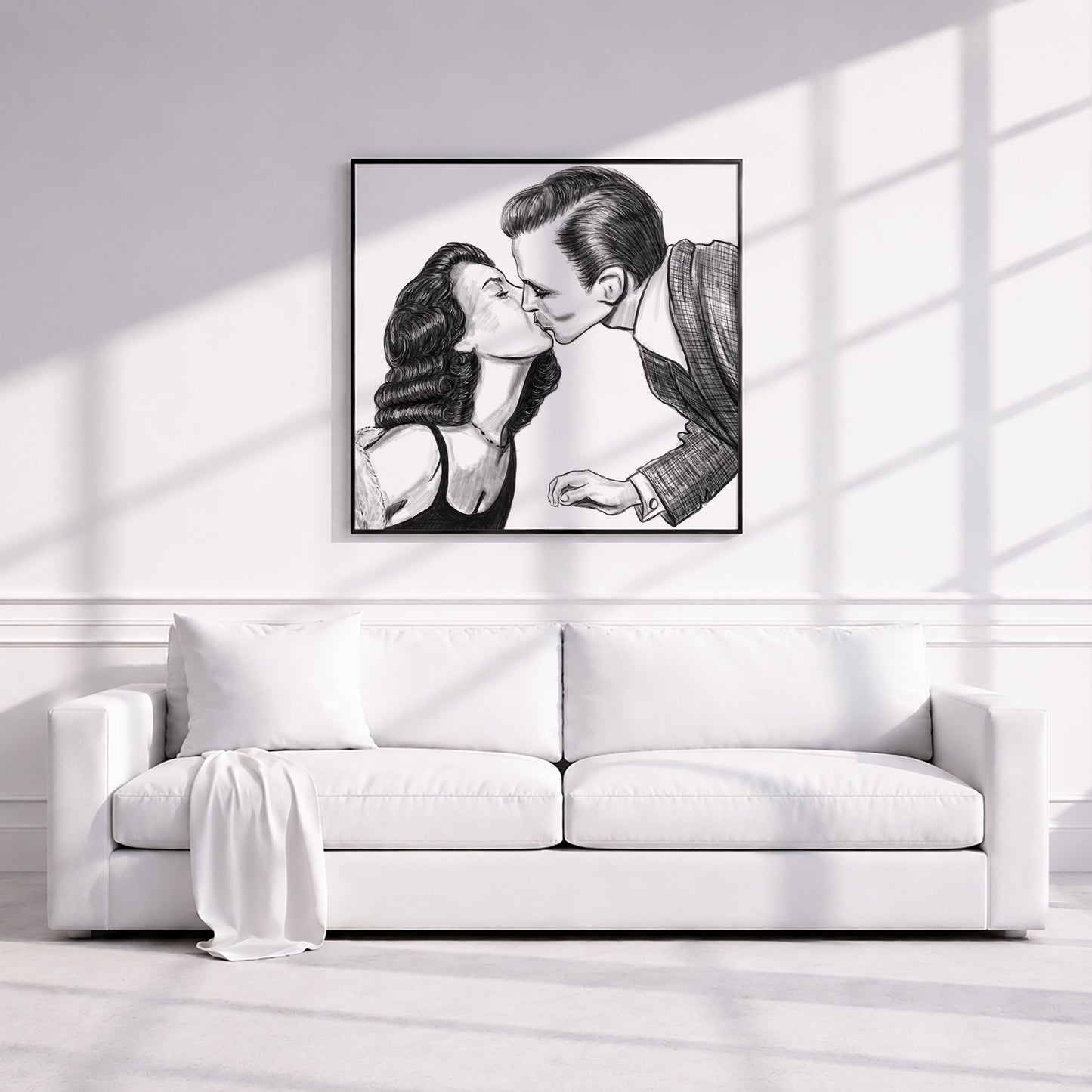 Frank Sinatra and Ava Gardner | Framed Fine Art Print
