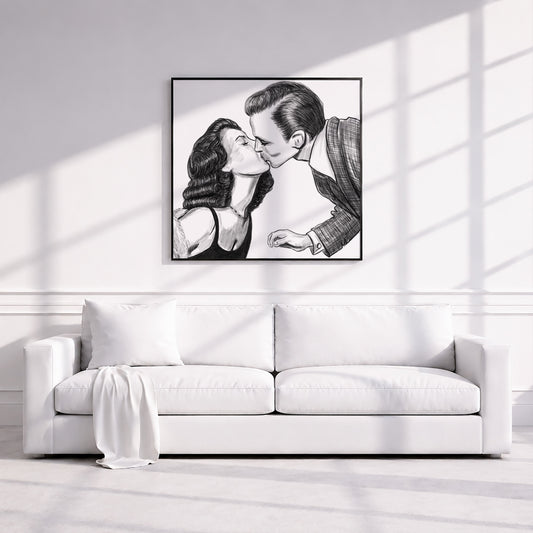 Frank Sinatra and Ava Gardner | Framed Fine Art Print