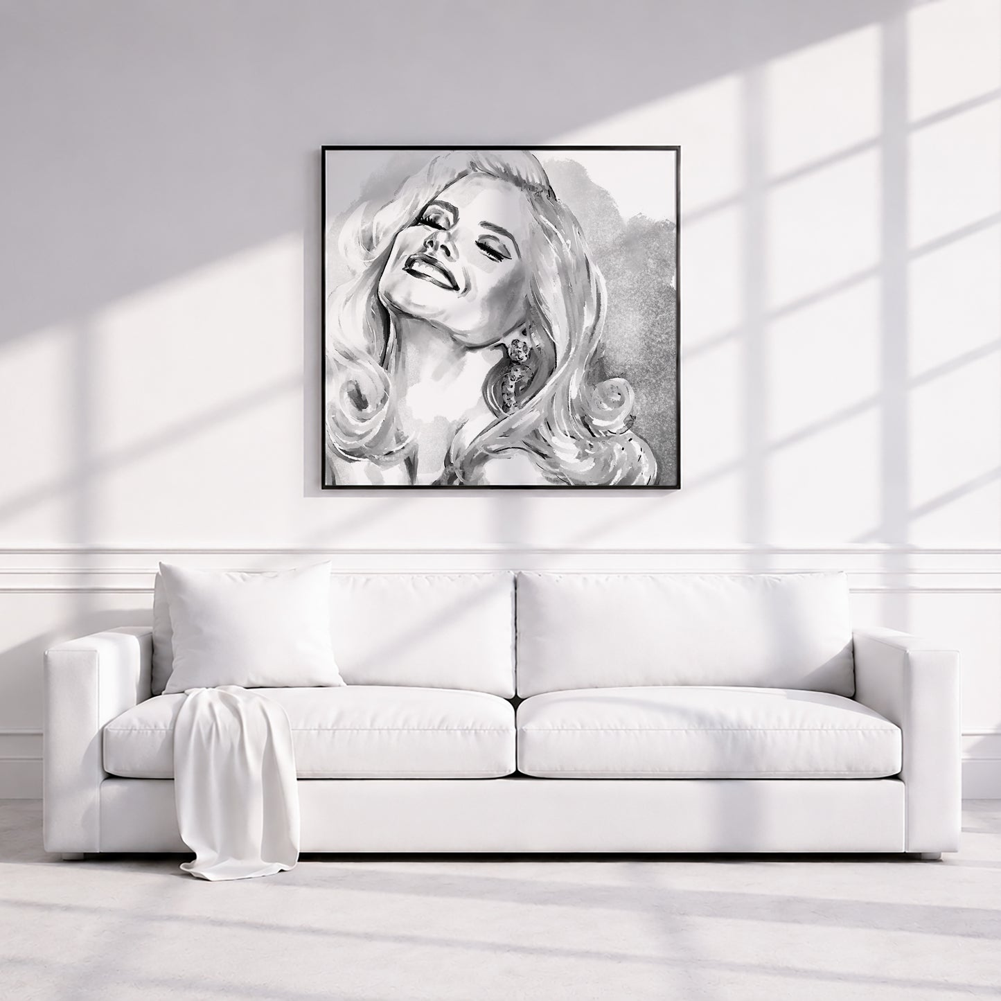 Anna Nicole Smith. Museum Framed Print