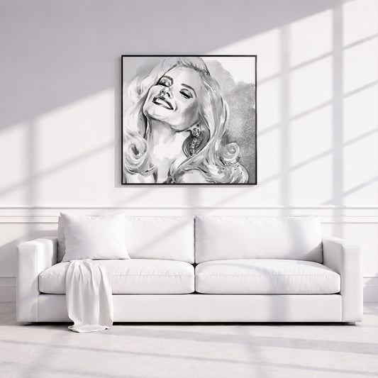 Anna Nicole Smith. Museum Framed Print