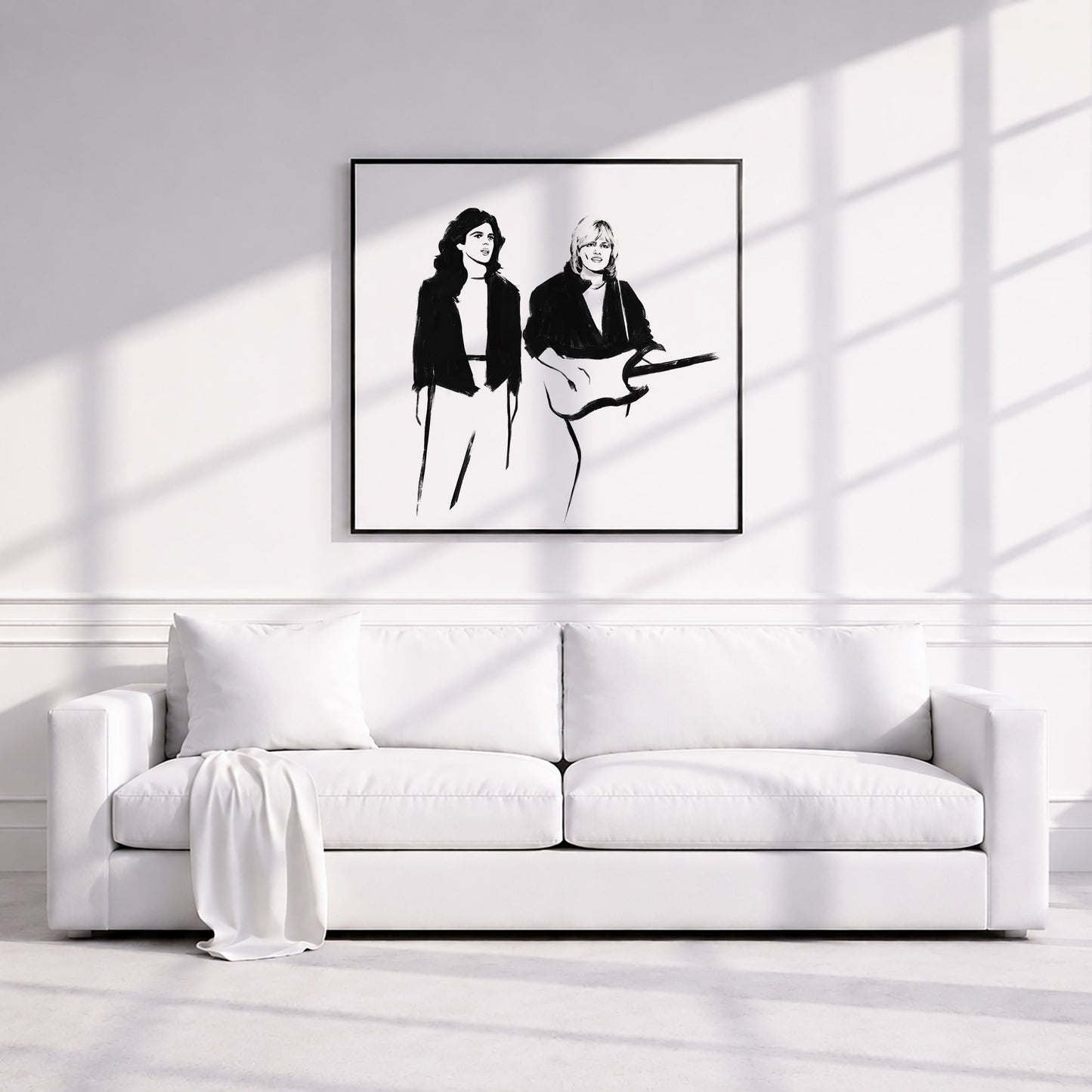 Dieter Bohlen and Thomas Anders. Museum Framed Print