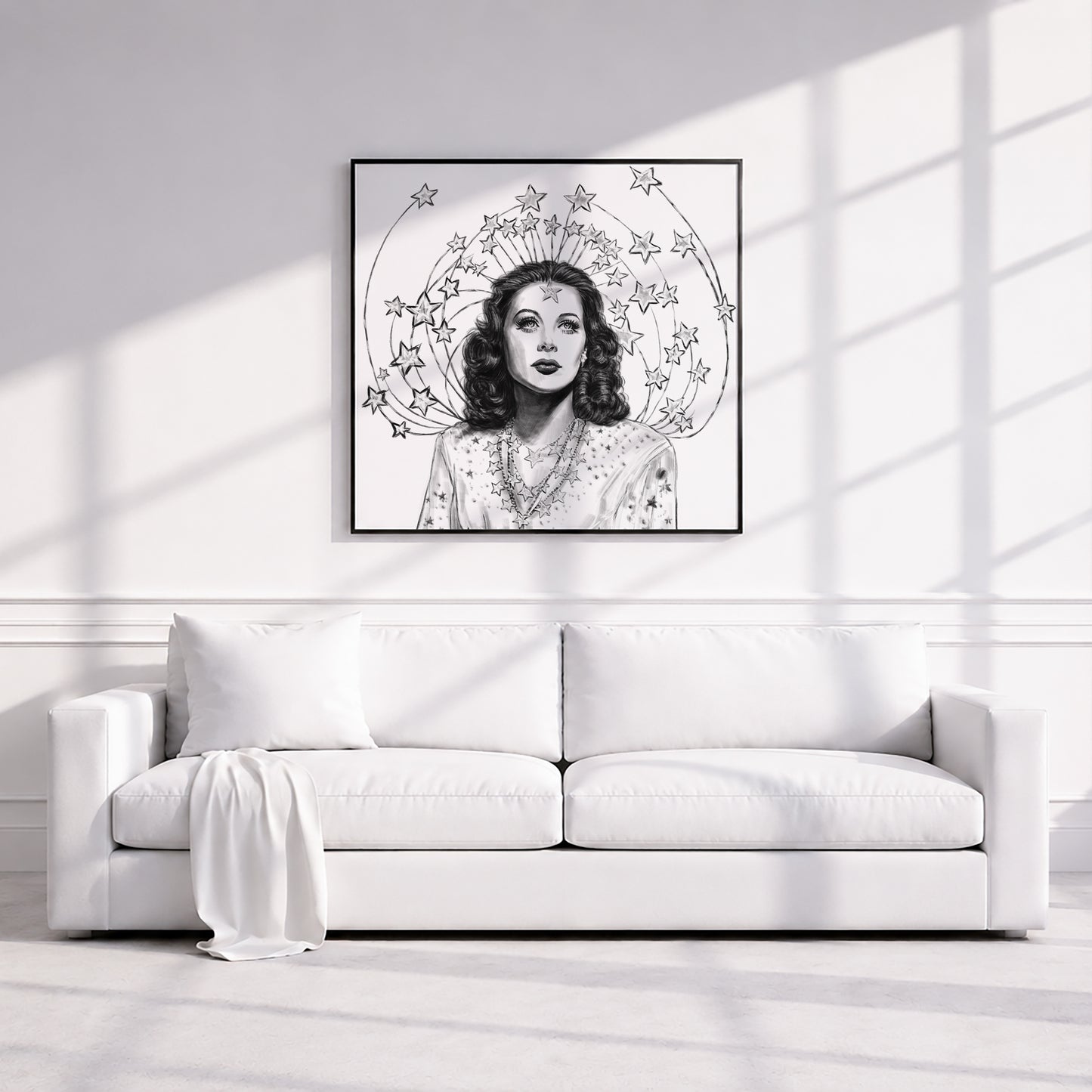 Hedy Lamarr. Museum Framed Print