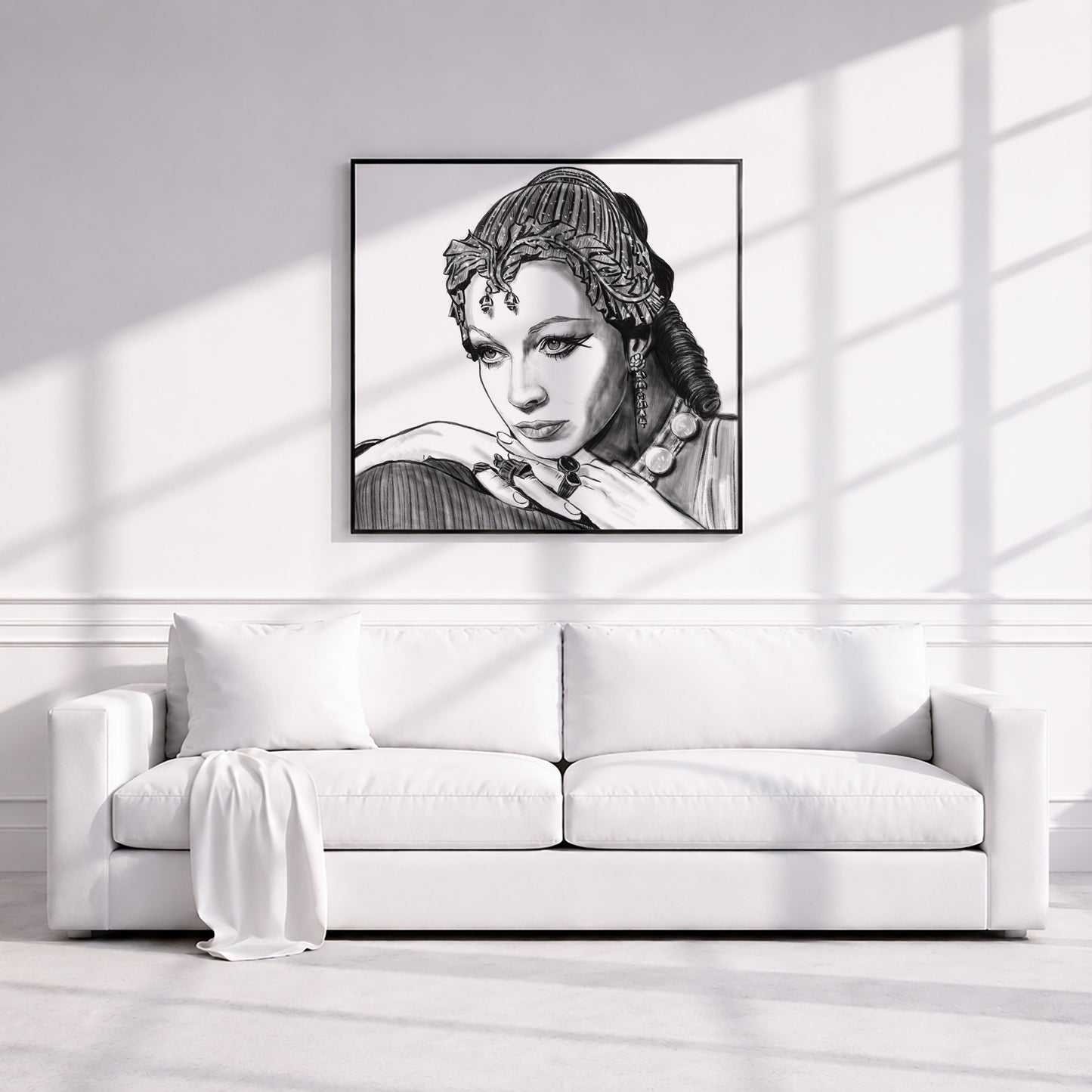 Vivien Leigh as Cleopatra | Framed Fine Art Print