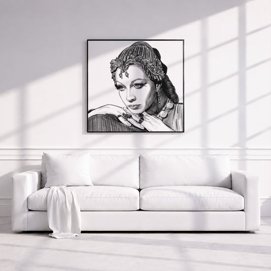 Vivien Leigh as Cleopatra | Framed Fine Art Print