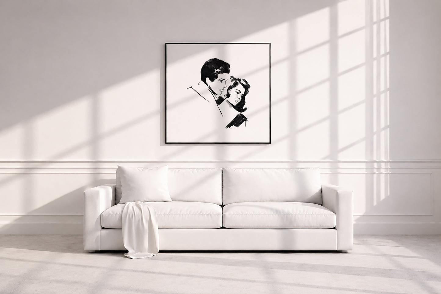 Natalie Wood and Warren Beatty in Splendor in the Grass. Museum Framed Print