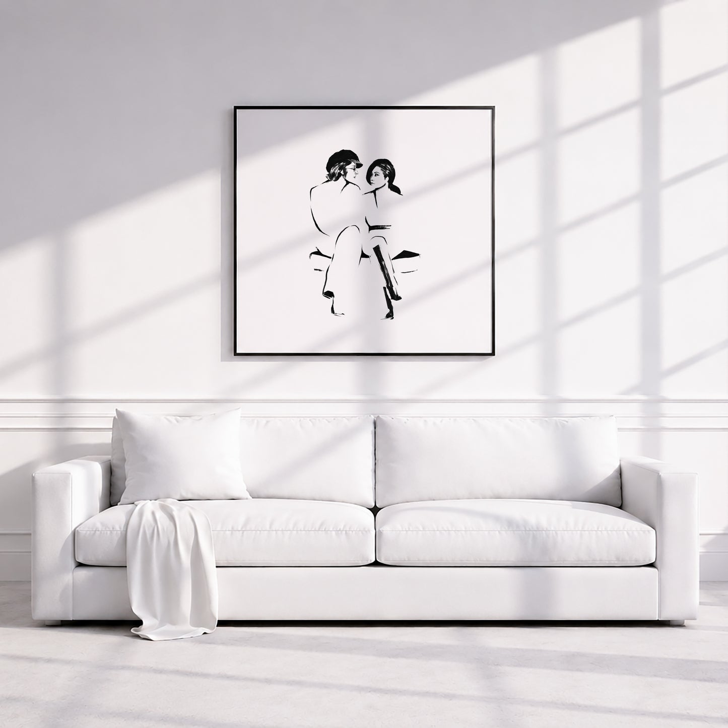 John Lennon and Yoko Ono | Framed Fine Art Print