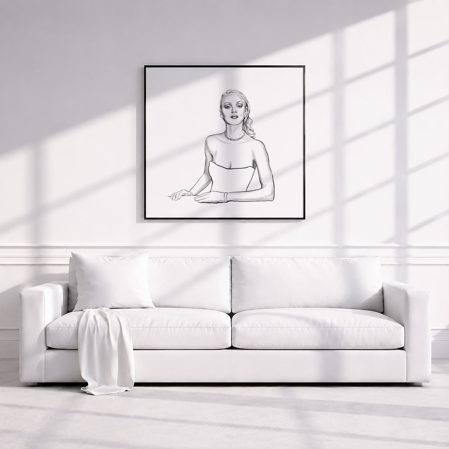 Uma Thurman | Framed Fine Art Print