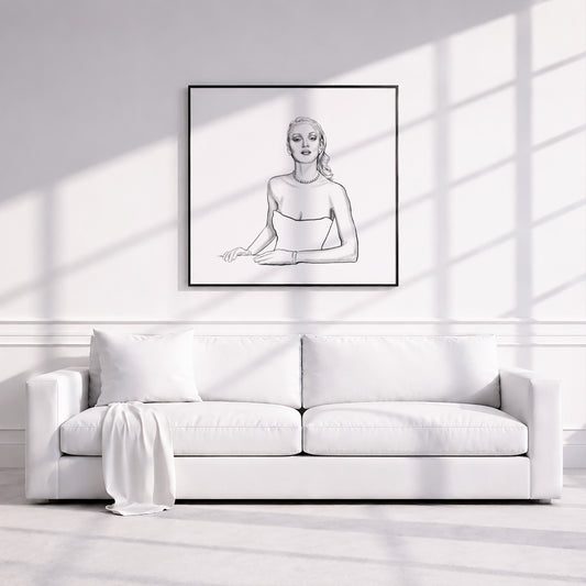 Uma Thurman | Framed Fine Art Print