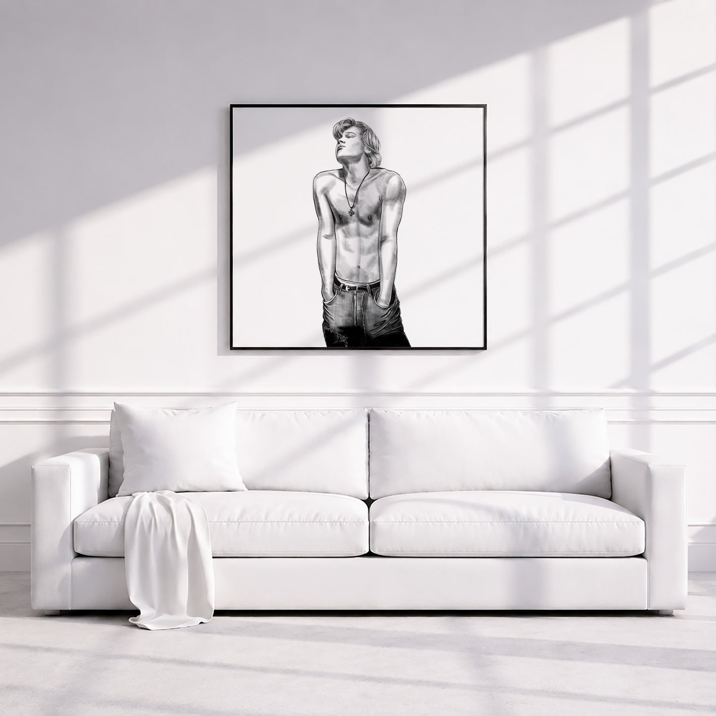 Brad Pitt | Framed Fine Art Print