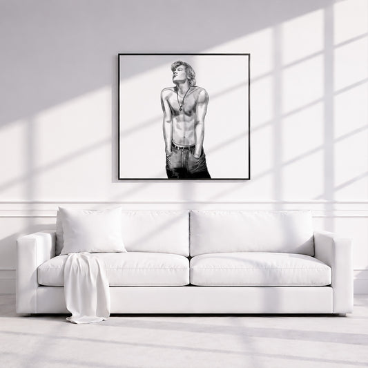 Brad Pitt | Framed Fine Art Print