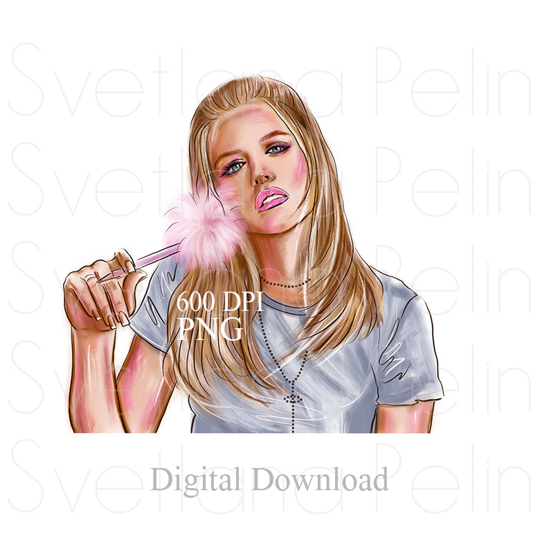 Alicia Silverstone, Digital Sticker, PNG, INSTANT Download