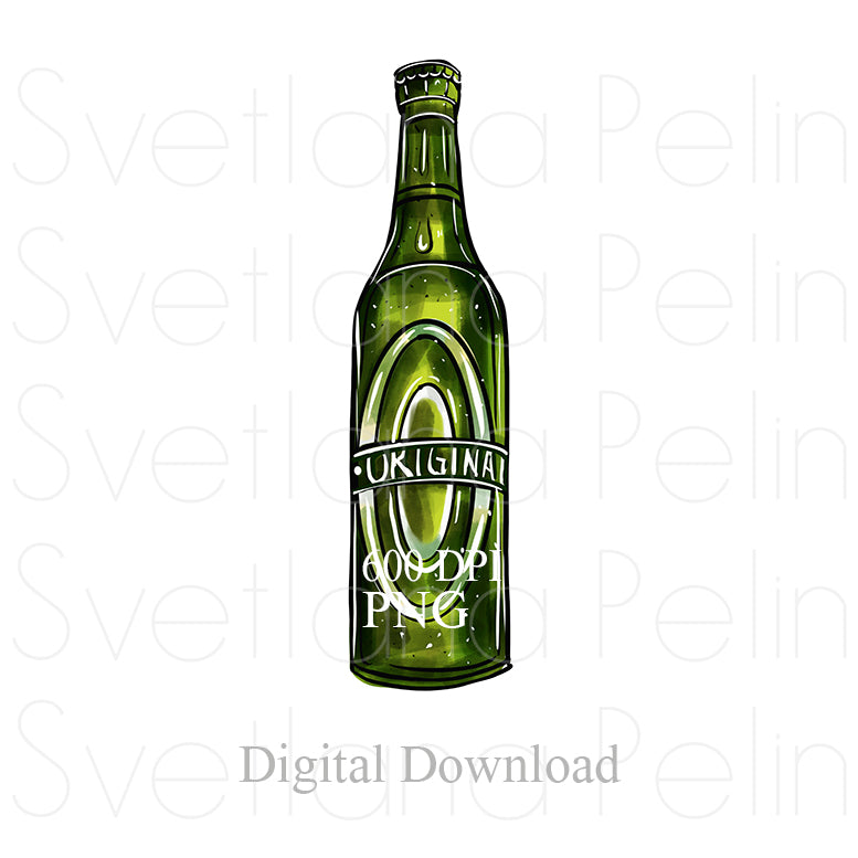 Beer, Drinks, Digital Sticker, PNG, INSTANT Download