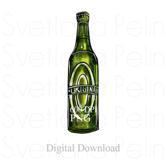 Beer, Drinks, Digital Sticker, PNG, INSTANT Download