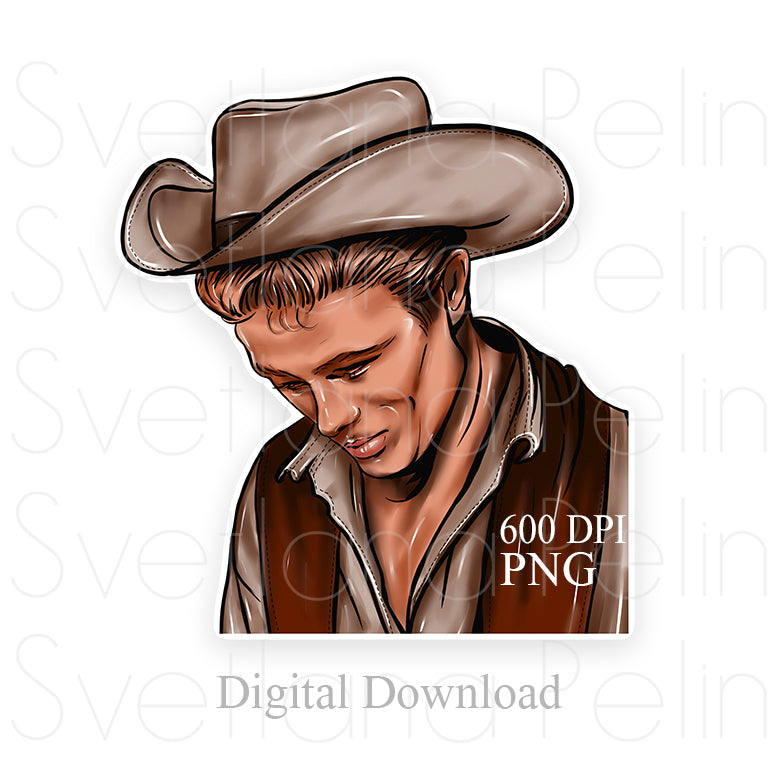 James JD, Digital Sticker, PNG, INSTANT Download