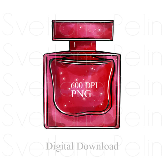 Perfume, Digital Sticker, PNG, INSTANT Download