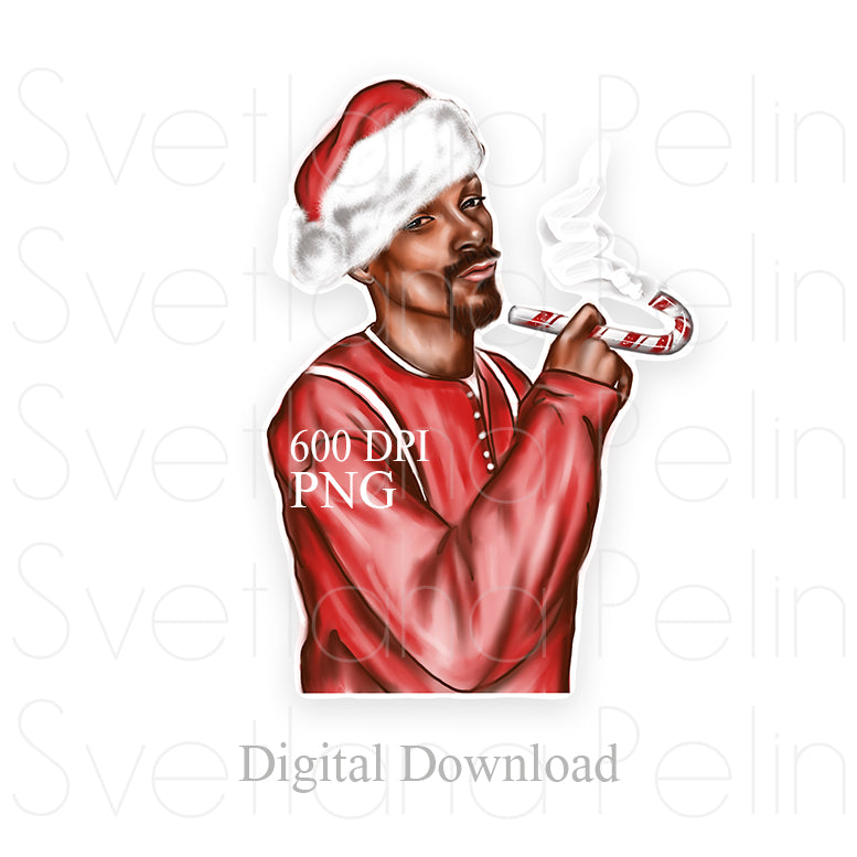 Snoop, Digital Sticker, PNG, INSTANT Download