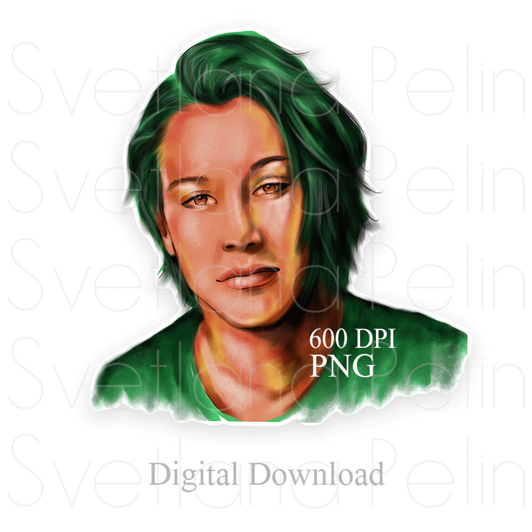 Keanu, Digital Sticker, PNG, INSTANT Download