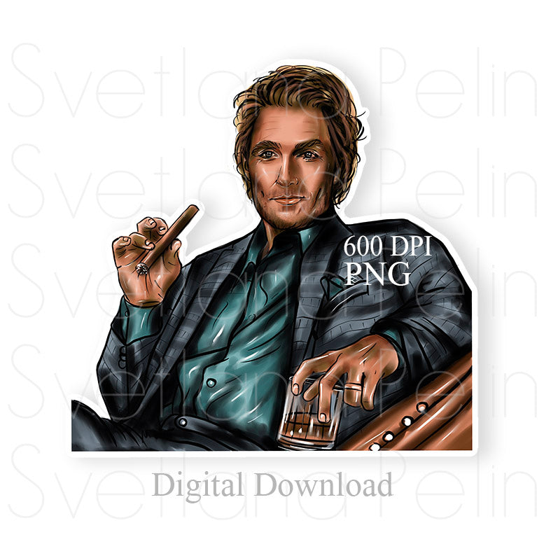 Matthew McConaughey, Digital Sticker, PNG, INSTANT Download