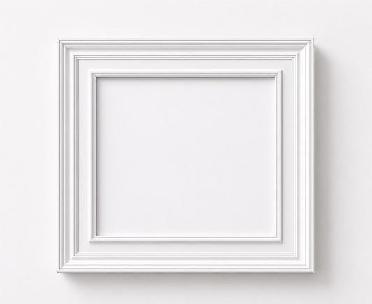 White Layered Frame No. 02