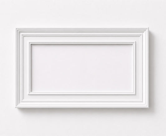 White Layered Frame No. 03
