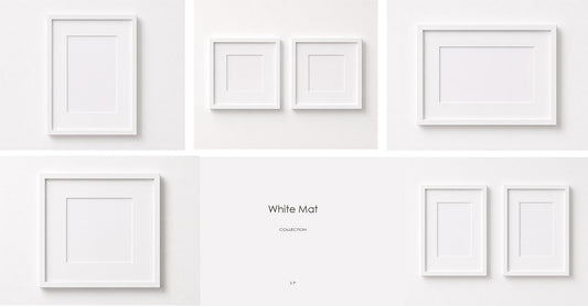 White Mat Collection · Set of 5
