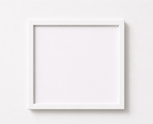 White Minimal Frame · No. 02