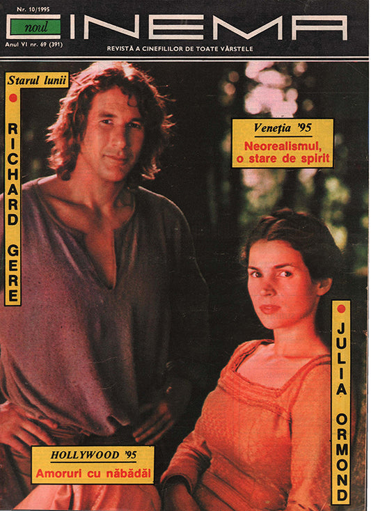 Richard Gere, Julia Ormond, Romanian magazine, Cover, DIGITAL LISTING, Instant Download