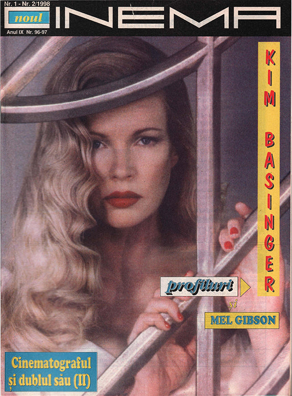 Kim Basinger, Romanian magazine, Cover, DIGITAL LISTING, Instant Download