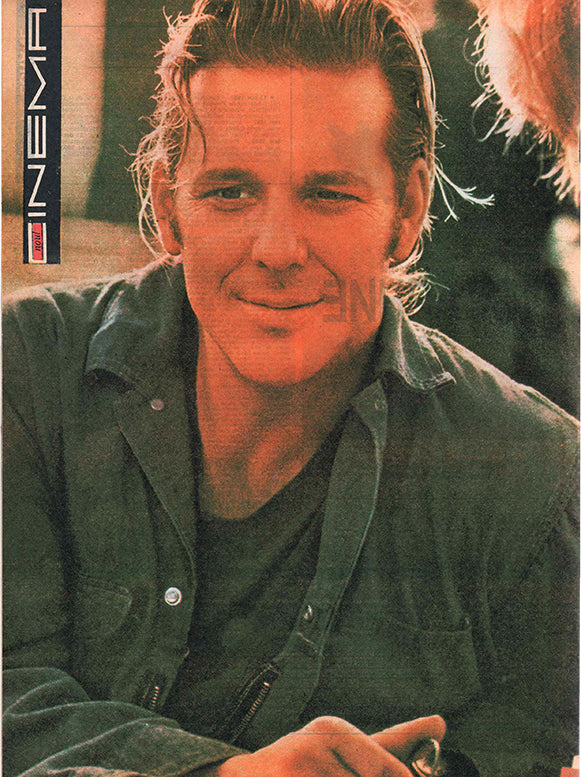 Mickey Rourke, Romanian magazine, Cover, DIGITAL LISTING, Instant Download