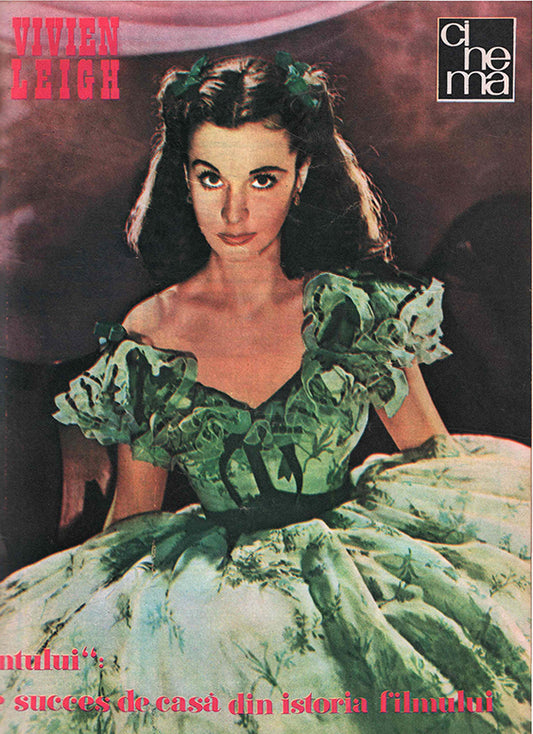 Gone with the Wind, Vivien Leigh, Scarlett O'Hara, Romanian magazine, Cover, DIGITAL LISTING, Instant Download