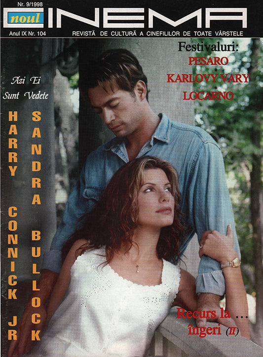 Sandra Bullock, Harry Connick Jr, Romanian magazine, Cover, DIGITAL LISTING, Instant Download