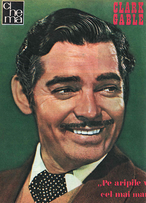 Gone with the Wind, Clark Gable, Rhett Butler, Romanian magazine, Cover, DIGITAL LISTING, Instant Download