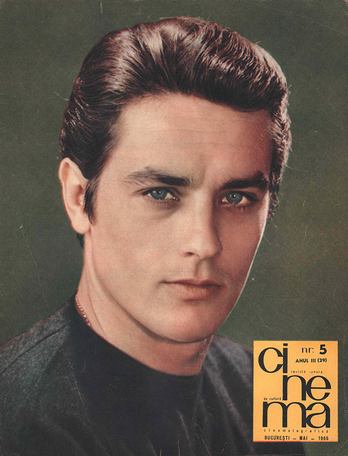 Alain Delon, Romanian magazine, Cover, DIGITAL LISTING, Instant Download