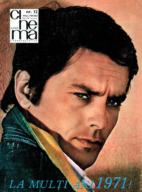 Alain Delon, Romanian magazine, Cover, DIGITAL LISTING, Instant Download