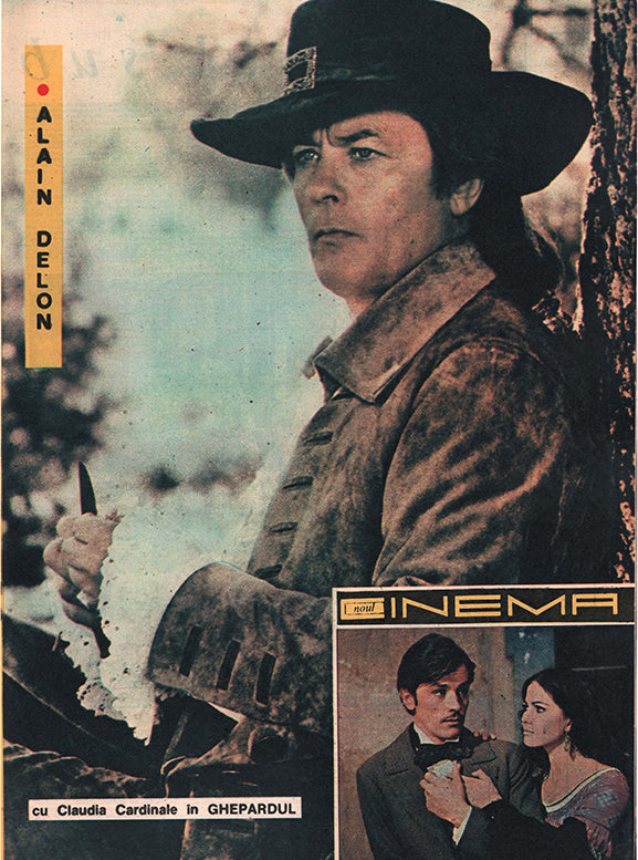 Alain Delon, Romanian magazine, Cover, DIGITAL LISTING, Instant Download