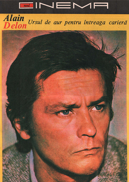 Alain Delon, Romanian magazine, Cover, DIGITAL LISTING, Instant Download