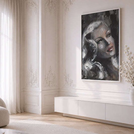 Veronica Lake. Museum Framed Print