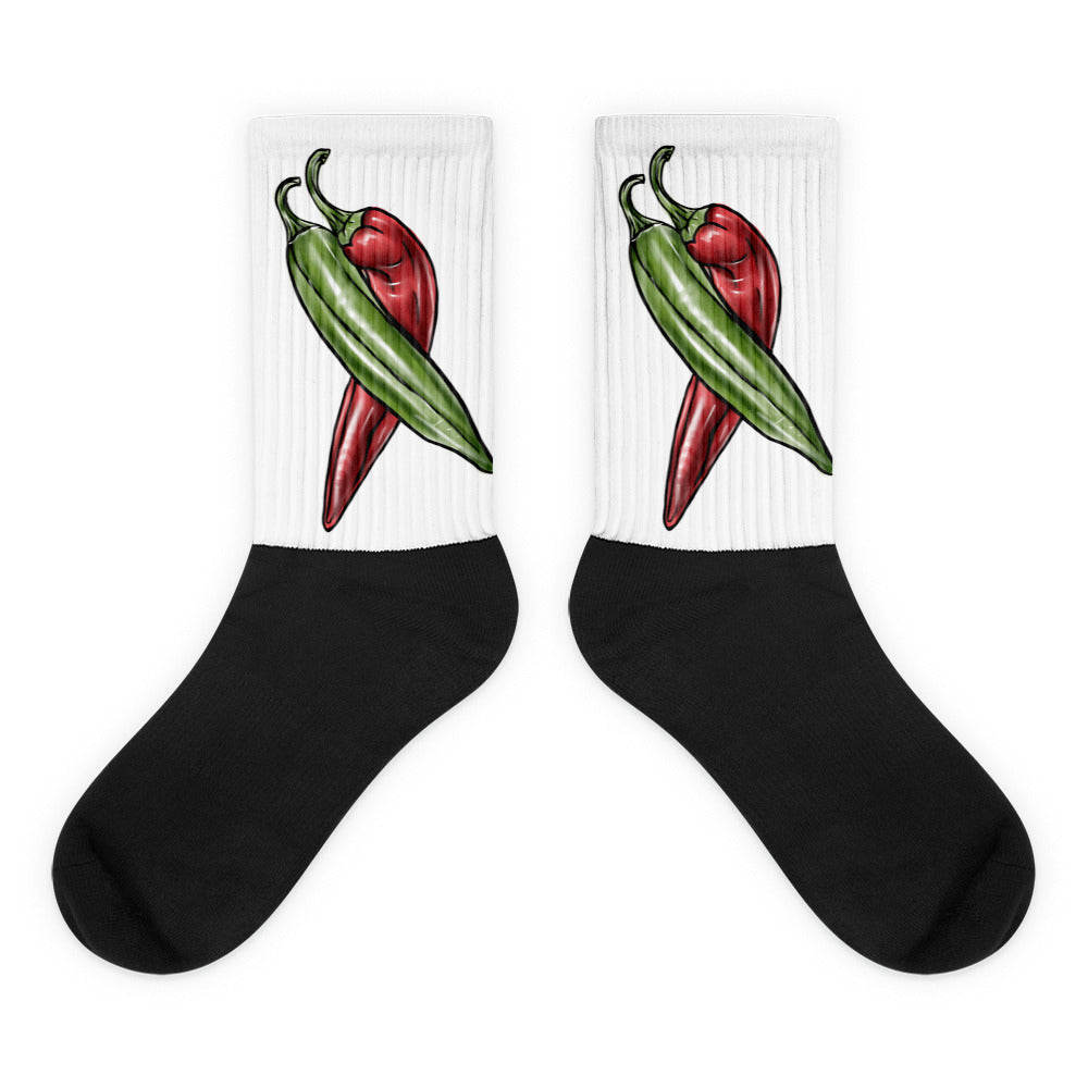 Chili peppers, Socks