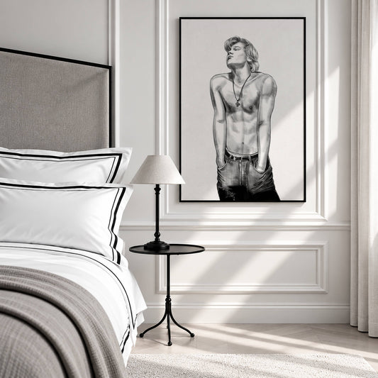 Brad Pitt | Framed Fine Art Print
