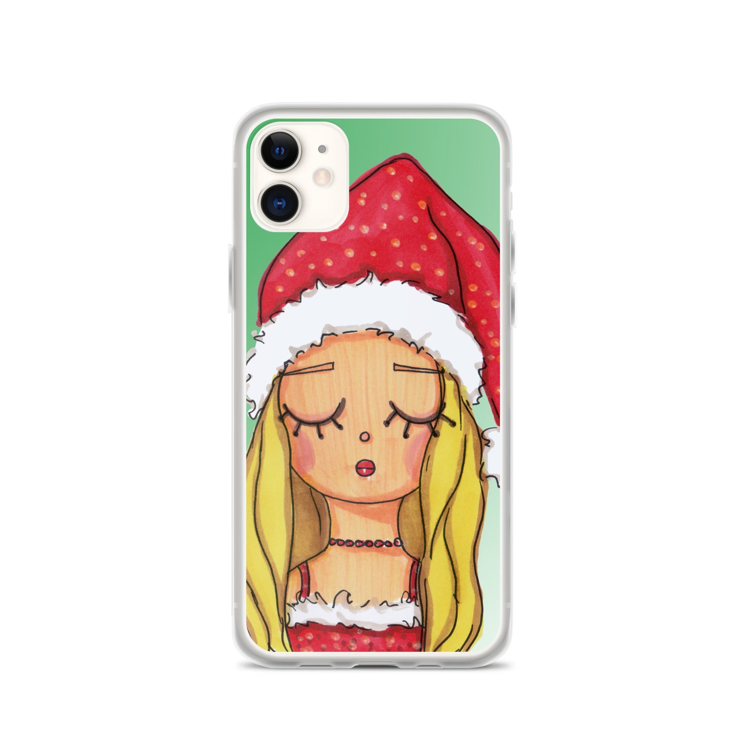 Santa Baby, Christmas, Clear Case for iPhone®