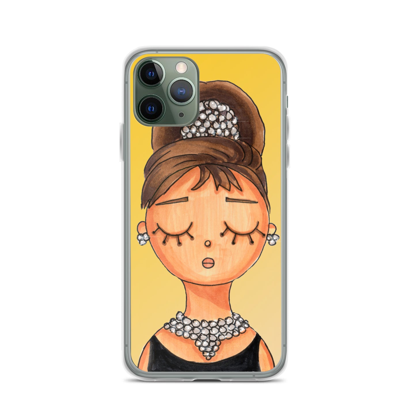 Audrey, Holly Golightly, Clear Case for iPhone®