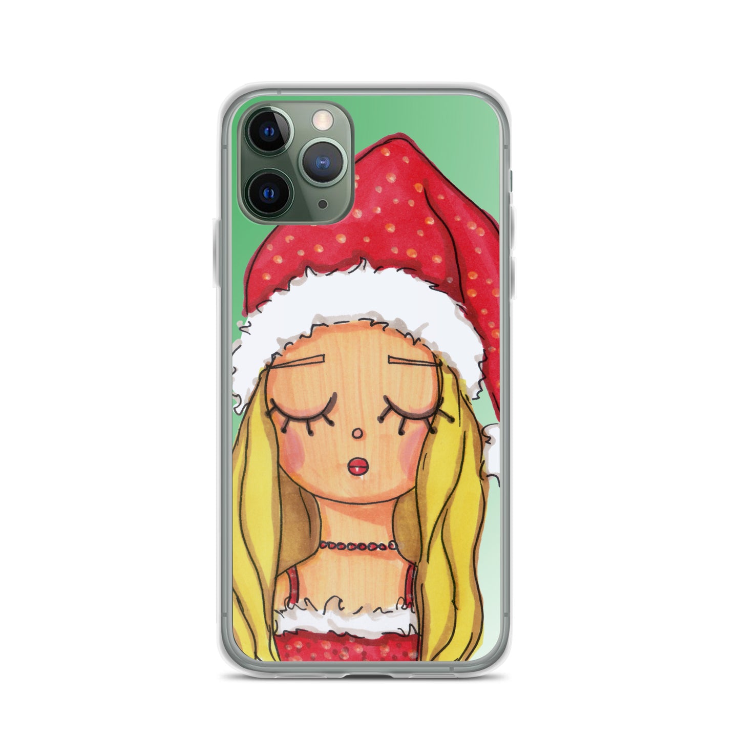 Santa Baby, Christmas, Clear Case for iPhone®