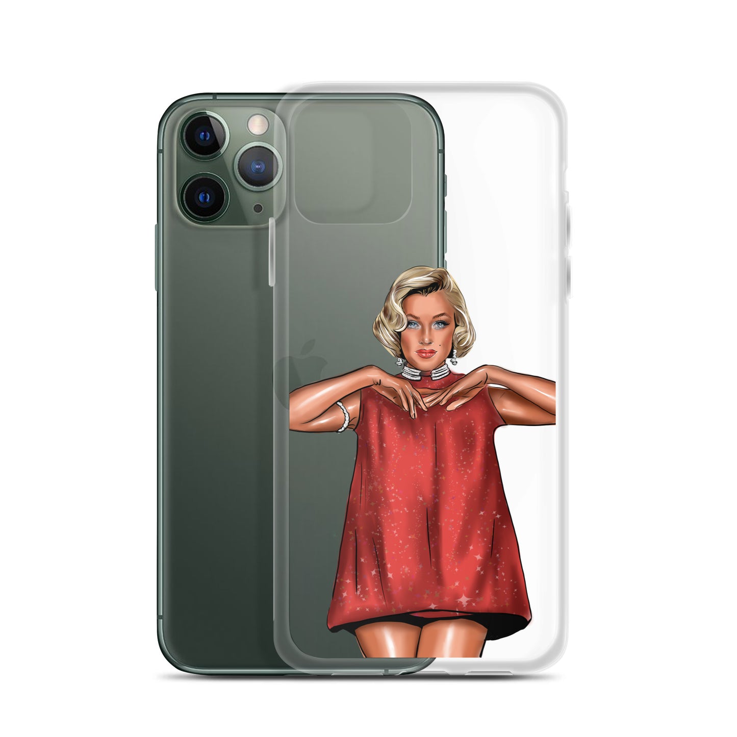 Marilyn, Clear Case for iPhone®