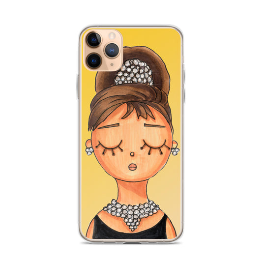 Audrey, Holly Golightly, Clear Case for iPhone®