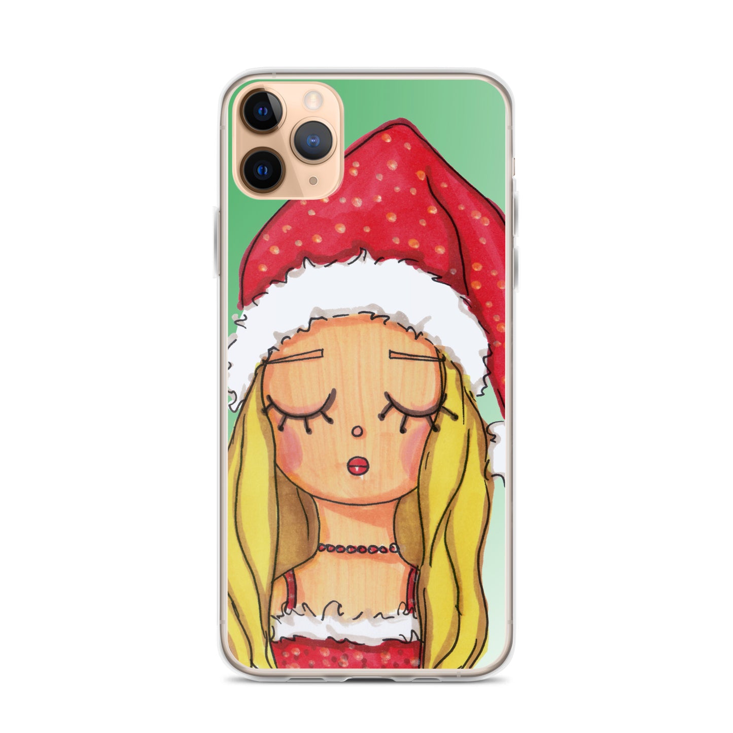 Santa Baby, Christmas, Clear Case for iPhone®